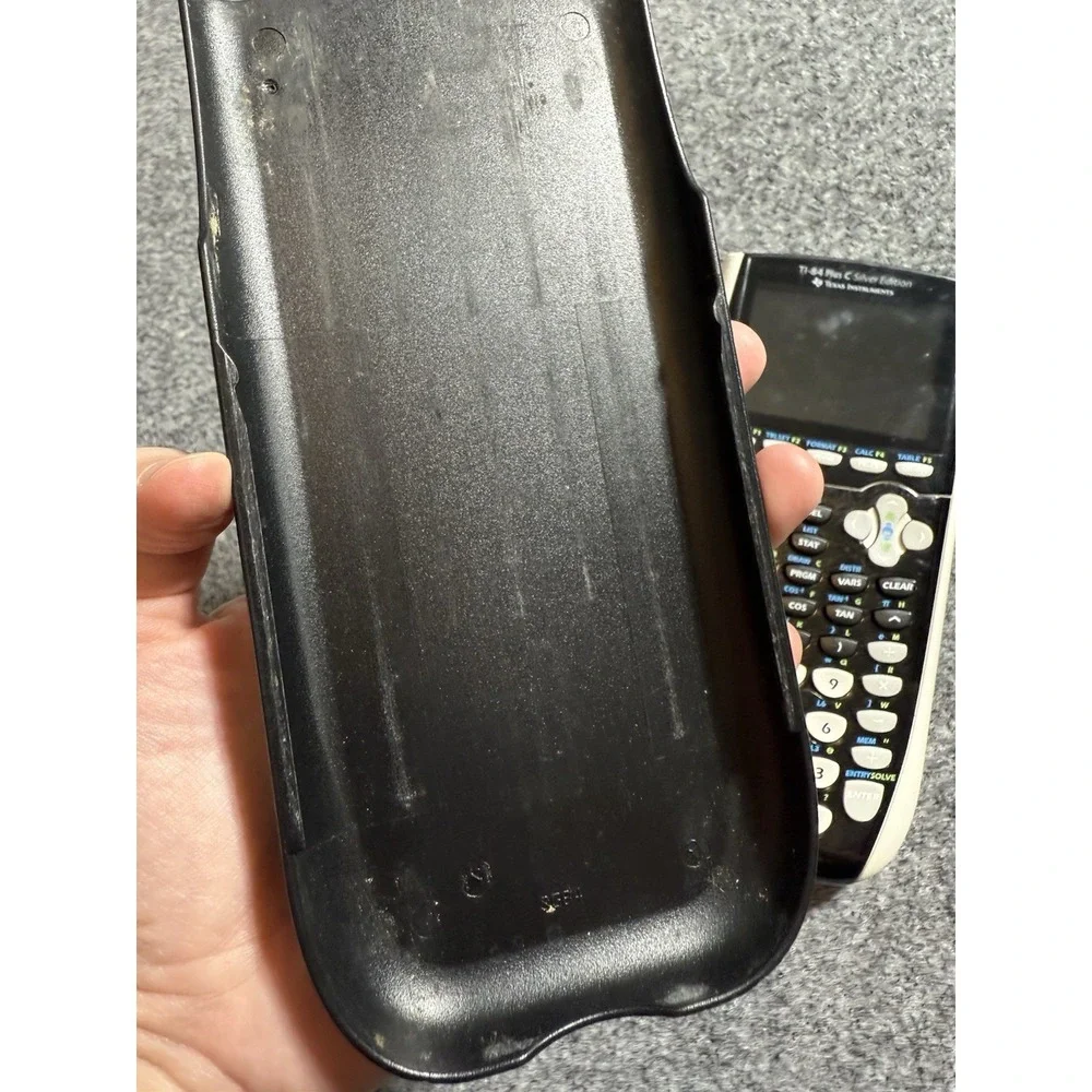 Texas Instruments TI-84 Plus C Silver Edition‎ Graphing Calculator No Power Cord